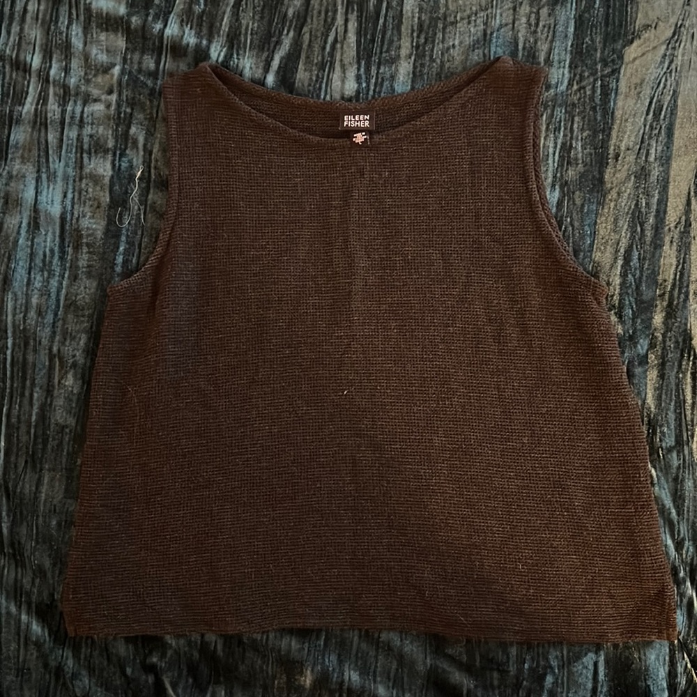 Eileen Fisher Waffle Knit Tank